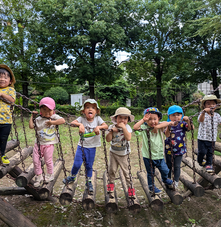 よく遊び、よく食べ、よく寝て、健康な子どもに！   