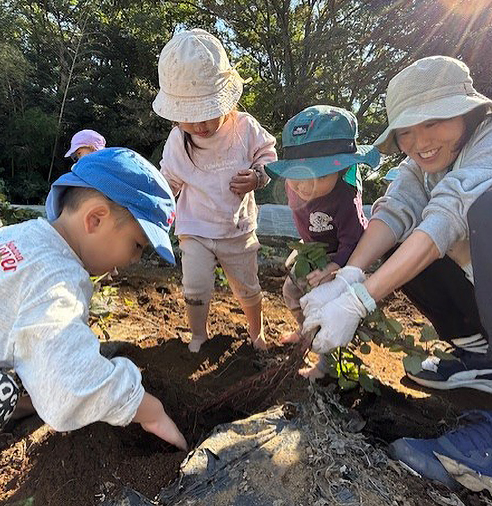よく遊び、よく食べ、よく寝て、健康な子どもに!