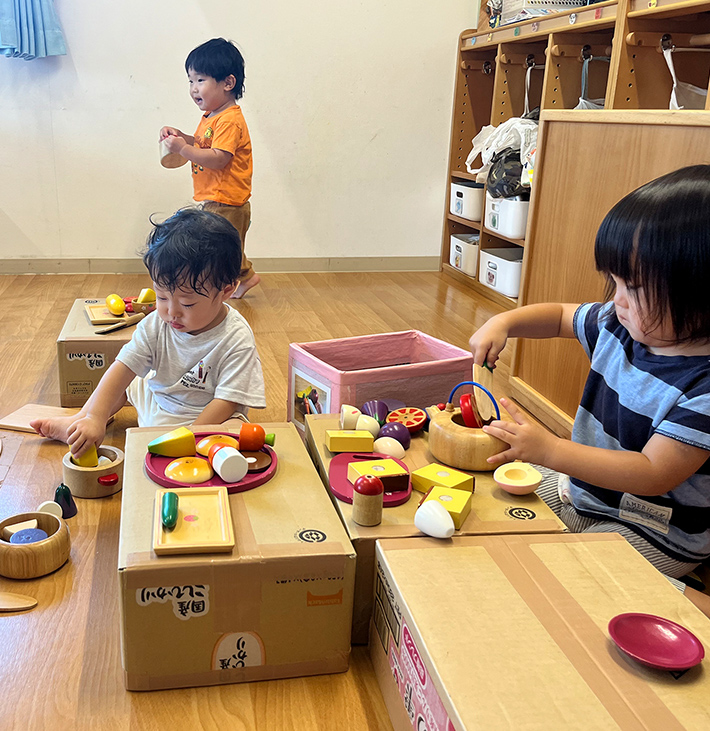 よく遊び、よく食べ、よく寝て、健康な子どもに!