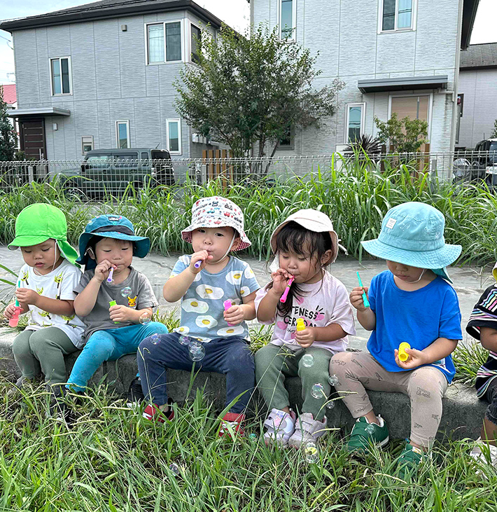よく遊び、よく食べ、よく寝て、健康な子どもに!