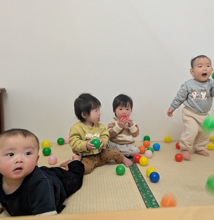 よく遊び、よく食べ、よく寝て、健康な子どもに!
